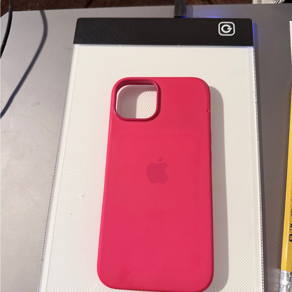 Apple Vibrant Pink Phone Case